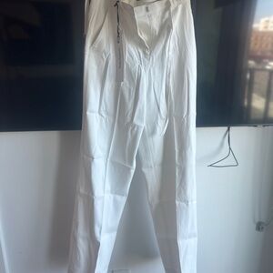 Loro Piana Crisp White Men's Dress Pants